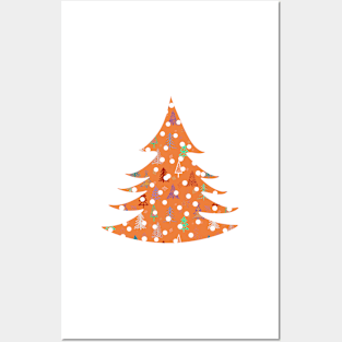 Christmas Pine Trees 2 Posters and Art